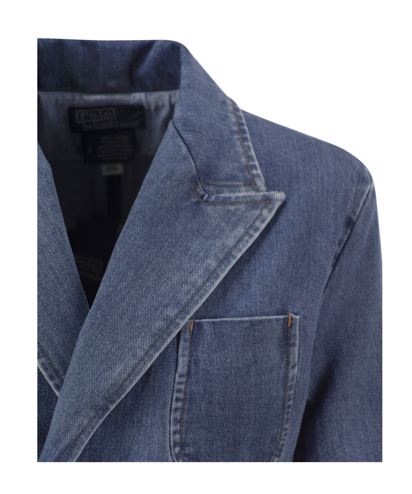 POLO RALPH LAUREN POLO RALPH LAUREN DOUBLE-BREASTED DENIM BLAZER