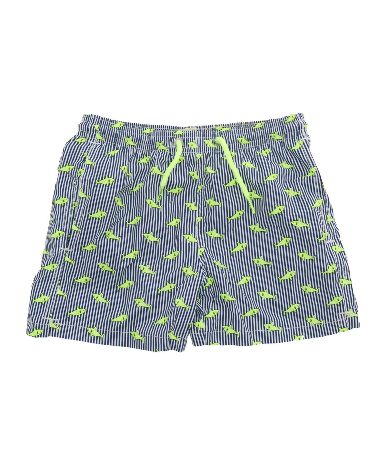 Shop Mc2 Saint Barth Elastic Waist Boxer Shorts In Blue