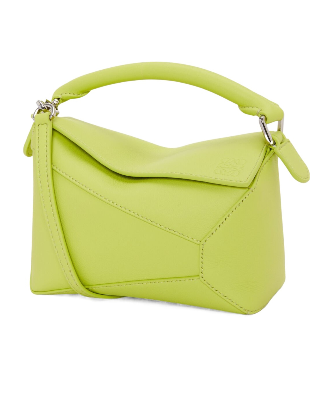 Loewe Adjustable Shoulder Strap Mini Shoulder Bag In Green