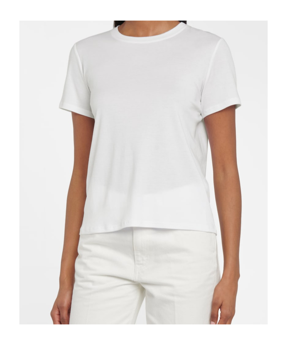 The Row Round Neck Short-sleeved T-shirt In White