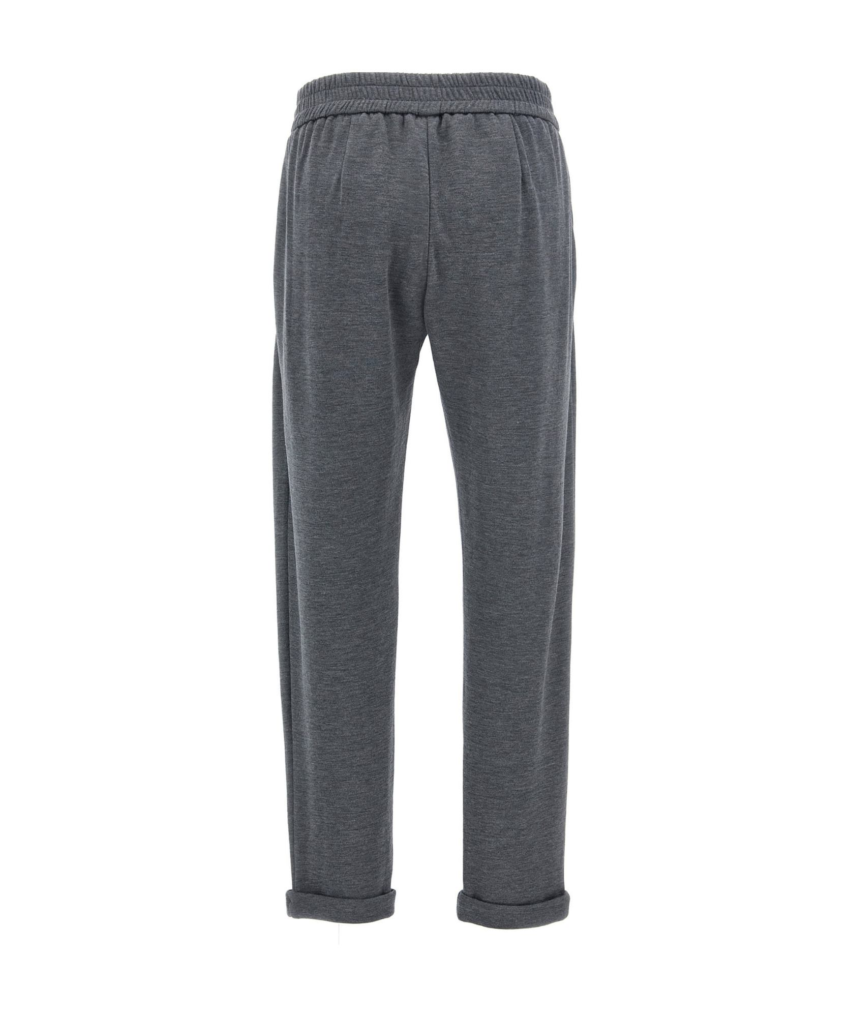 Brunello Cucinelli Tapered-leg Drawstring Track Pants In Black