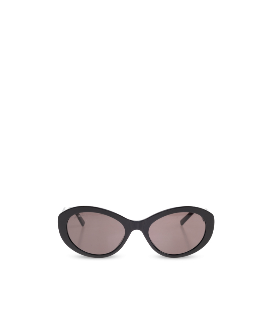 Balenciaga Geometric Frame Sunglasses In Brown