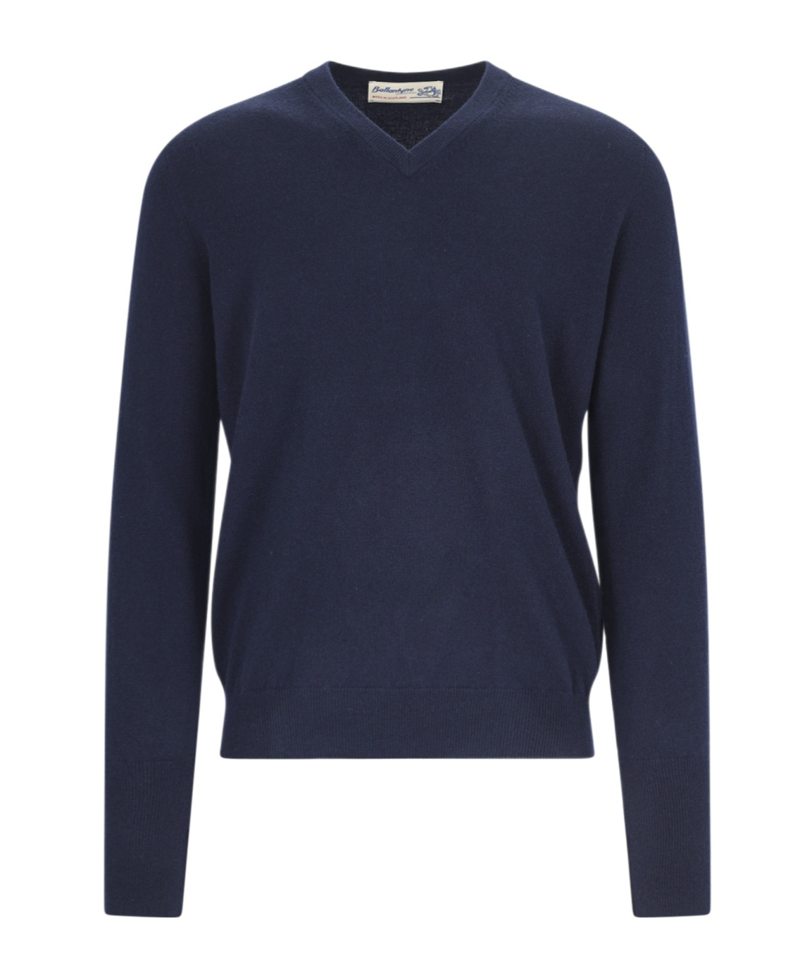 Ballantyne V Neck Pullover In Black