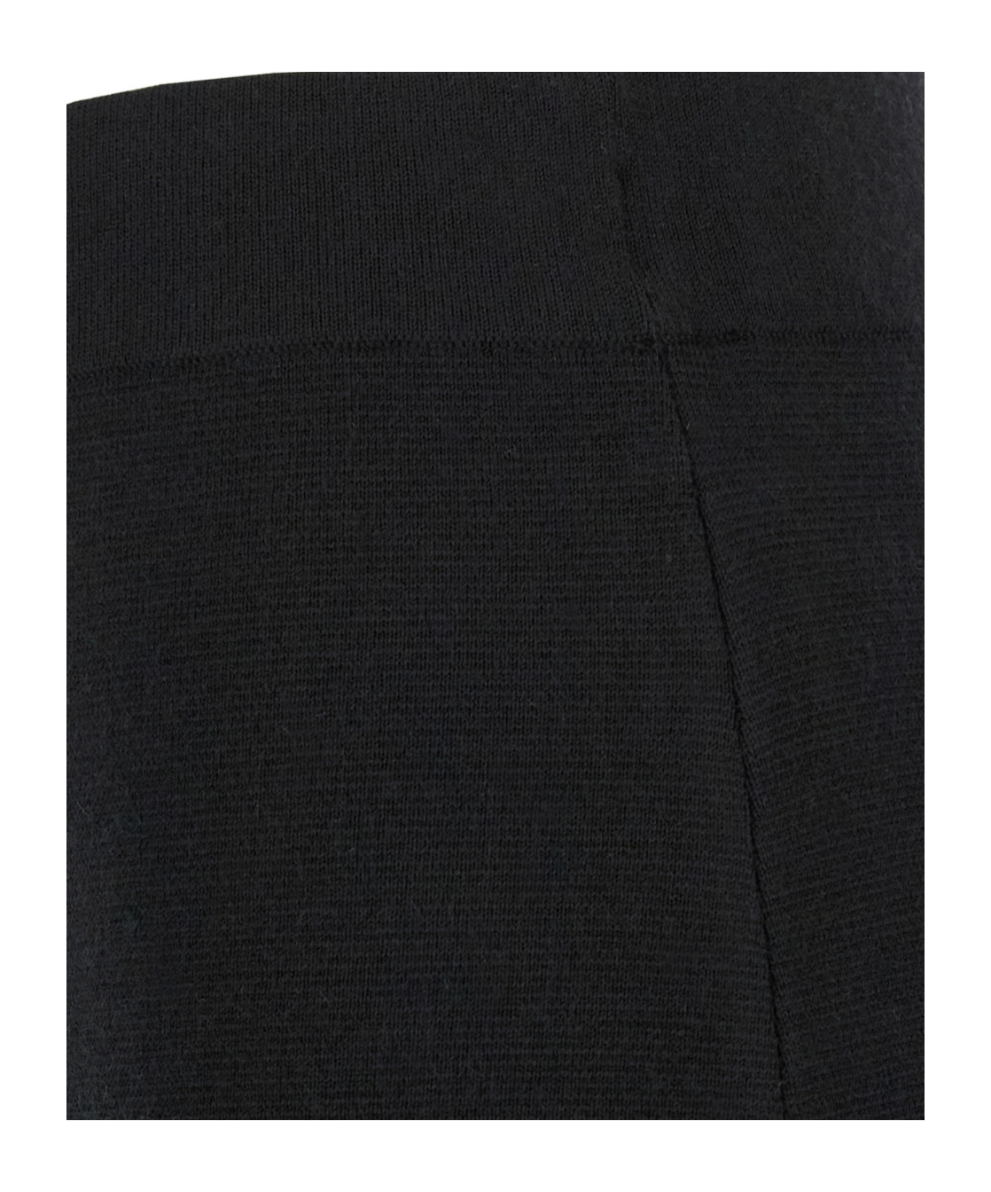 Shop P.a.r.o.s.h Knitted Midi Skirt In Black