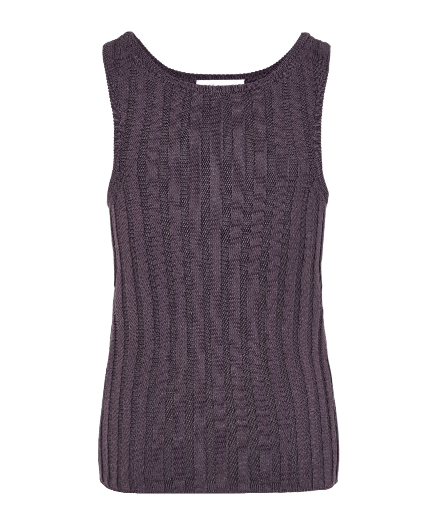 Acne Studios Knitted Vest Top In Black
