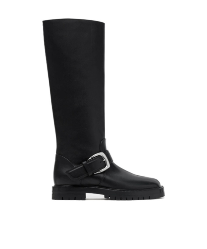 Maison Margiela Tabi County Knee Boots In Black
