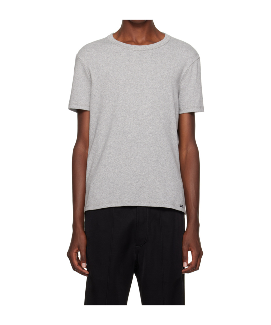 Tom Ford Item O-neck Short-sleeved T-shirt In Gray
