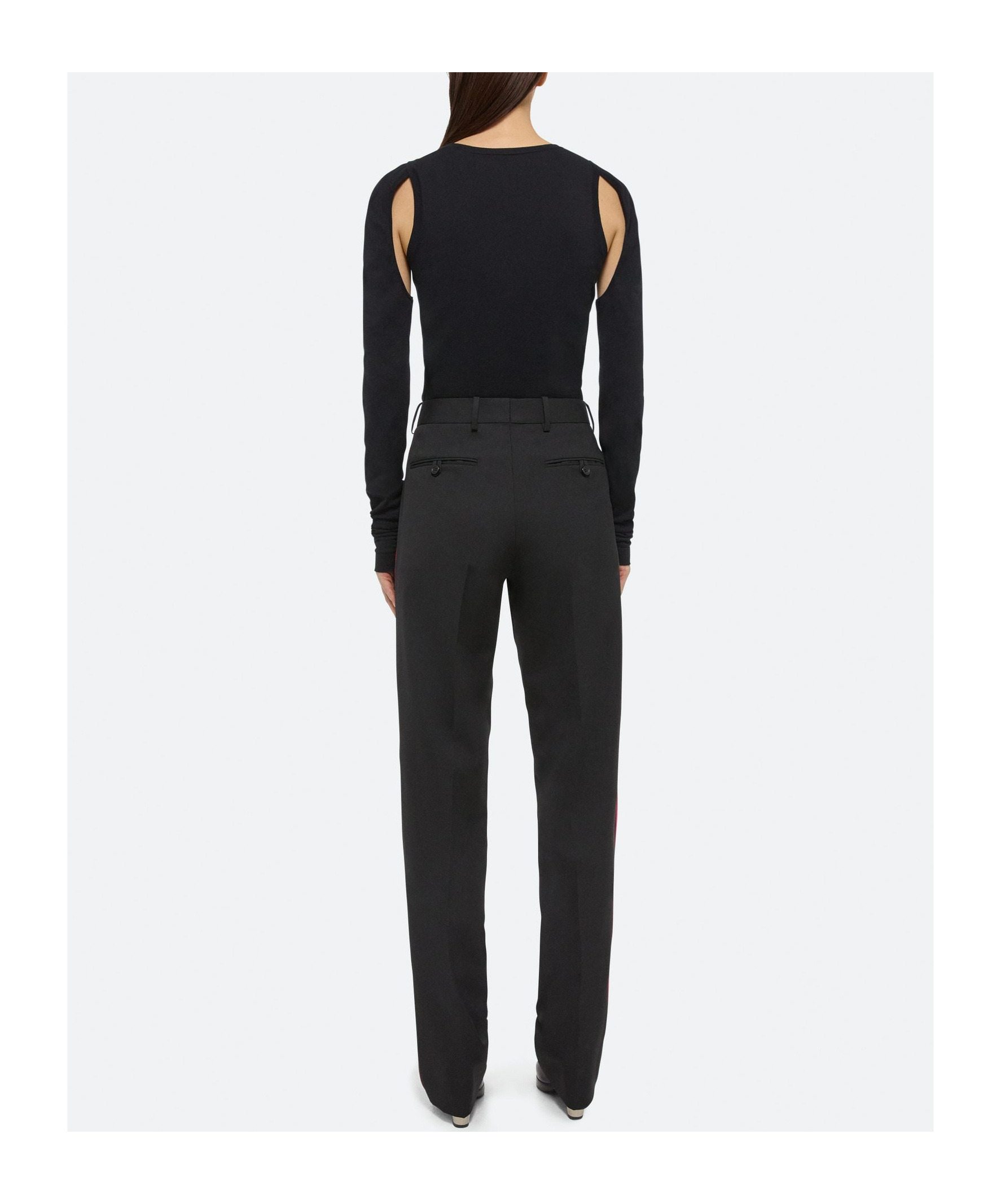 HELMUT LANG HELMUT LANG CUT OUT KNITTED JUMPER