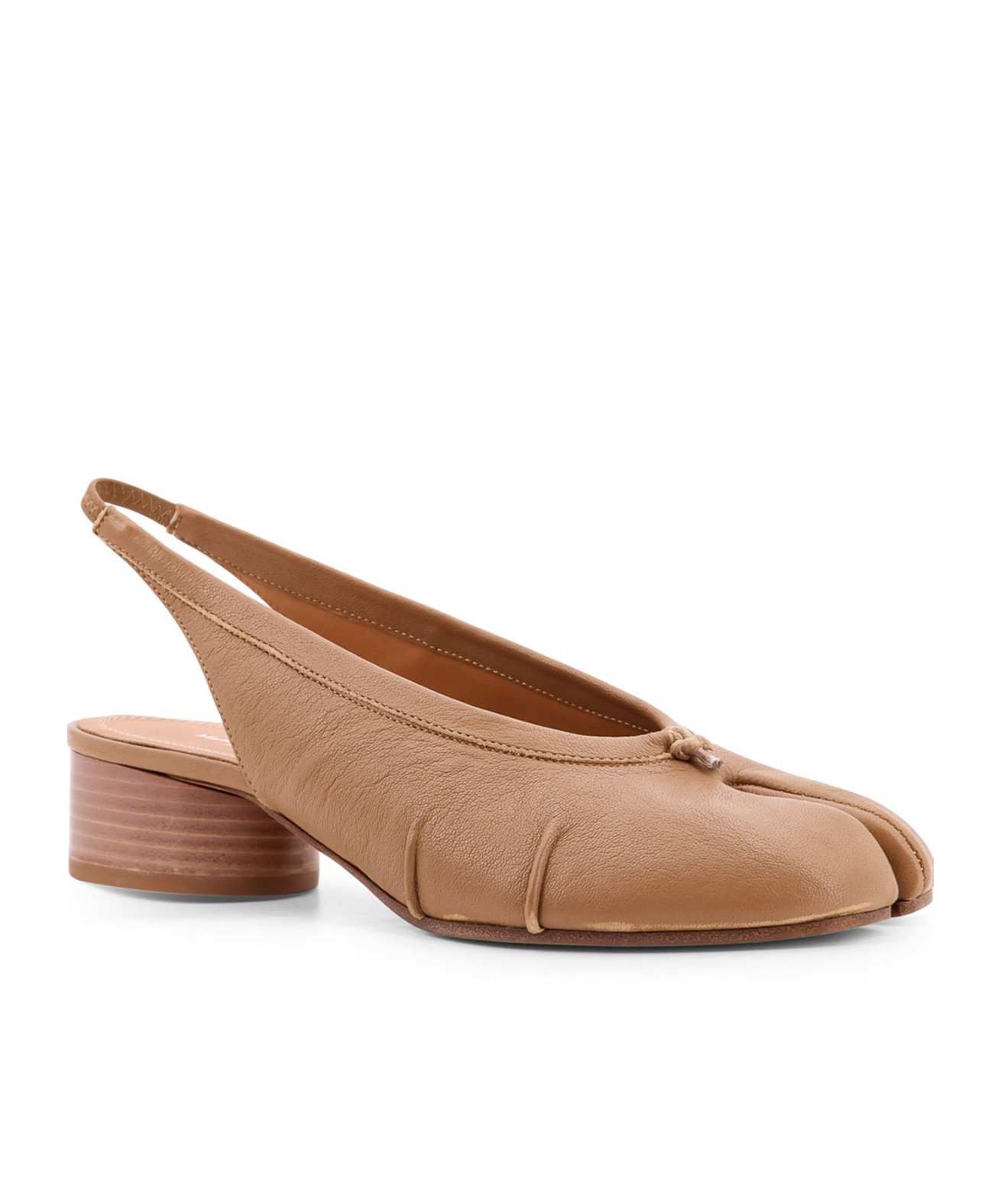 Maison Margiela Tabi Pumps In Brown