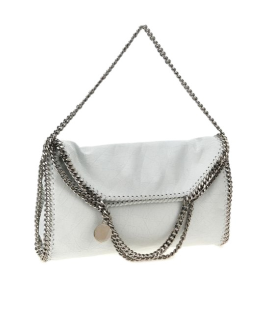 Stella Mccartney Falabella Fold-over Tote Bag In White