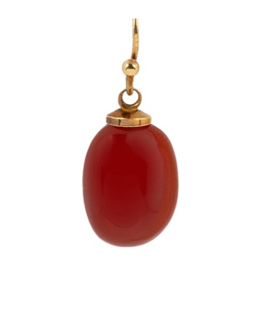 Dries Van Noten Pendant Earrings In Red