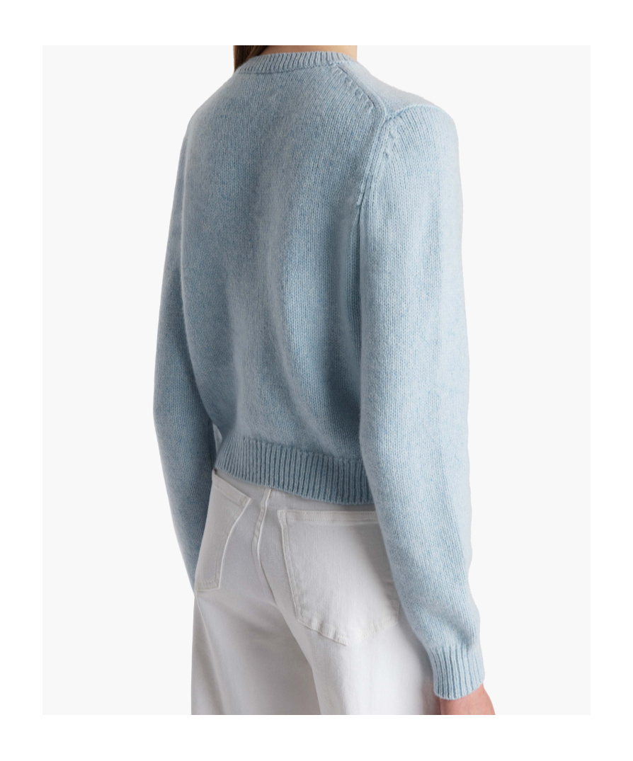 Khaite Everheart Button-front Cashmere Cardigan In Blue