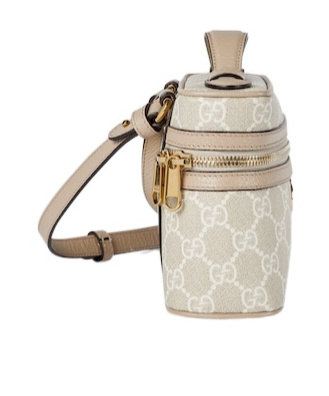 Gucci Ophidia Series Super Mini Shoulder Backpack In Nude