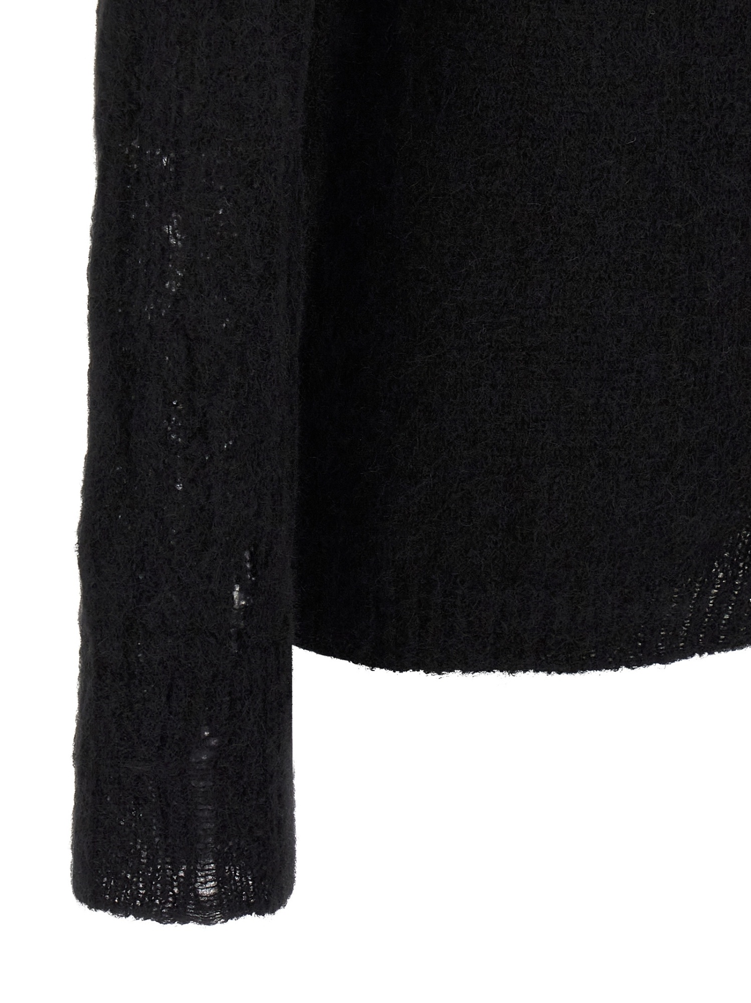 Thom Krom Crew-neck Long-sleeve Sweater In Black