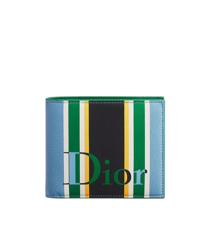 Dior Iviera Bifold Wallet In Multicolor