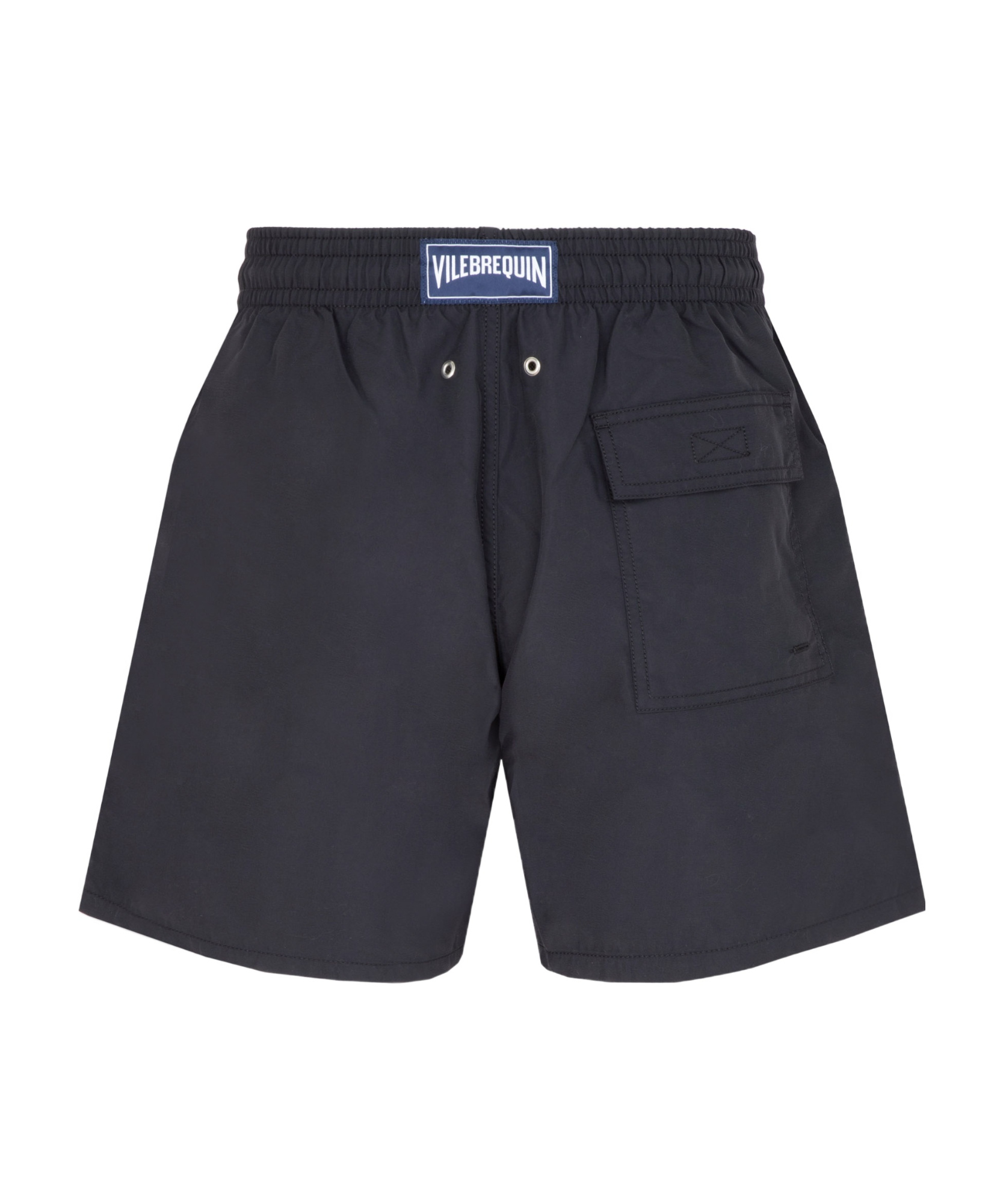 Vilebrequin Plain-coloured Beach Shorts In Black