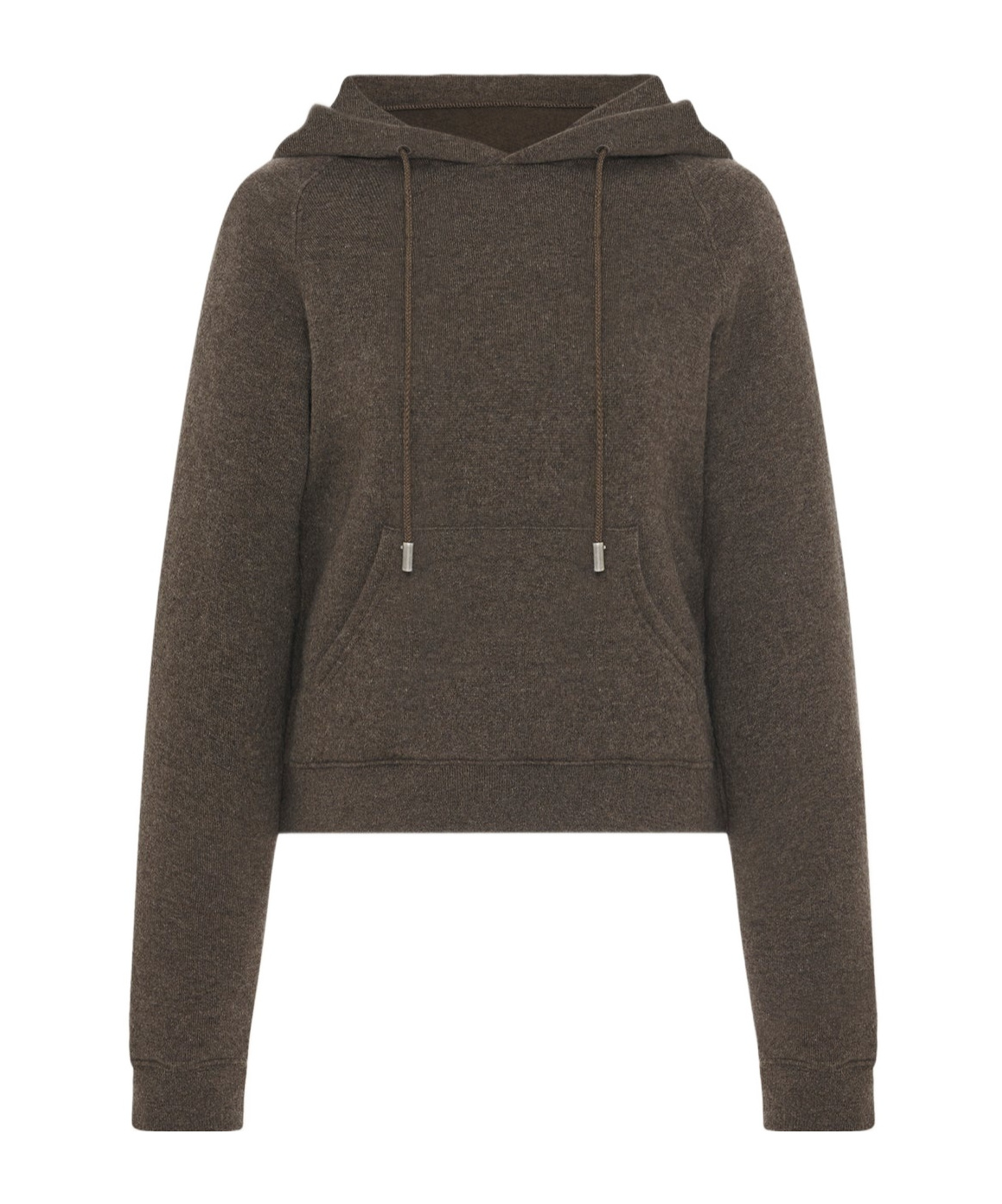 The Row Timia Sweatshirt In Cotton And Cashmere In Brown