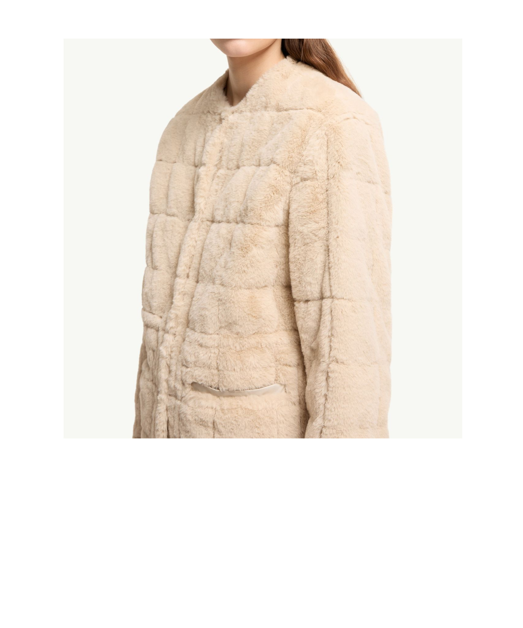 Moncler Tipule Reversible Short Down Jacket In Neutral