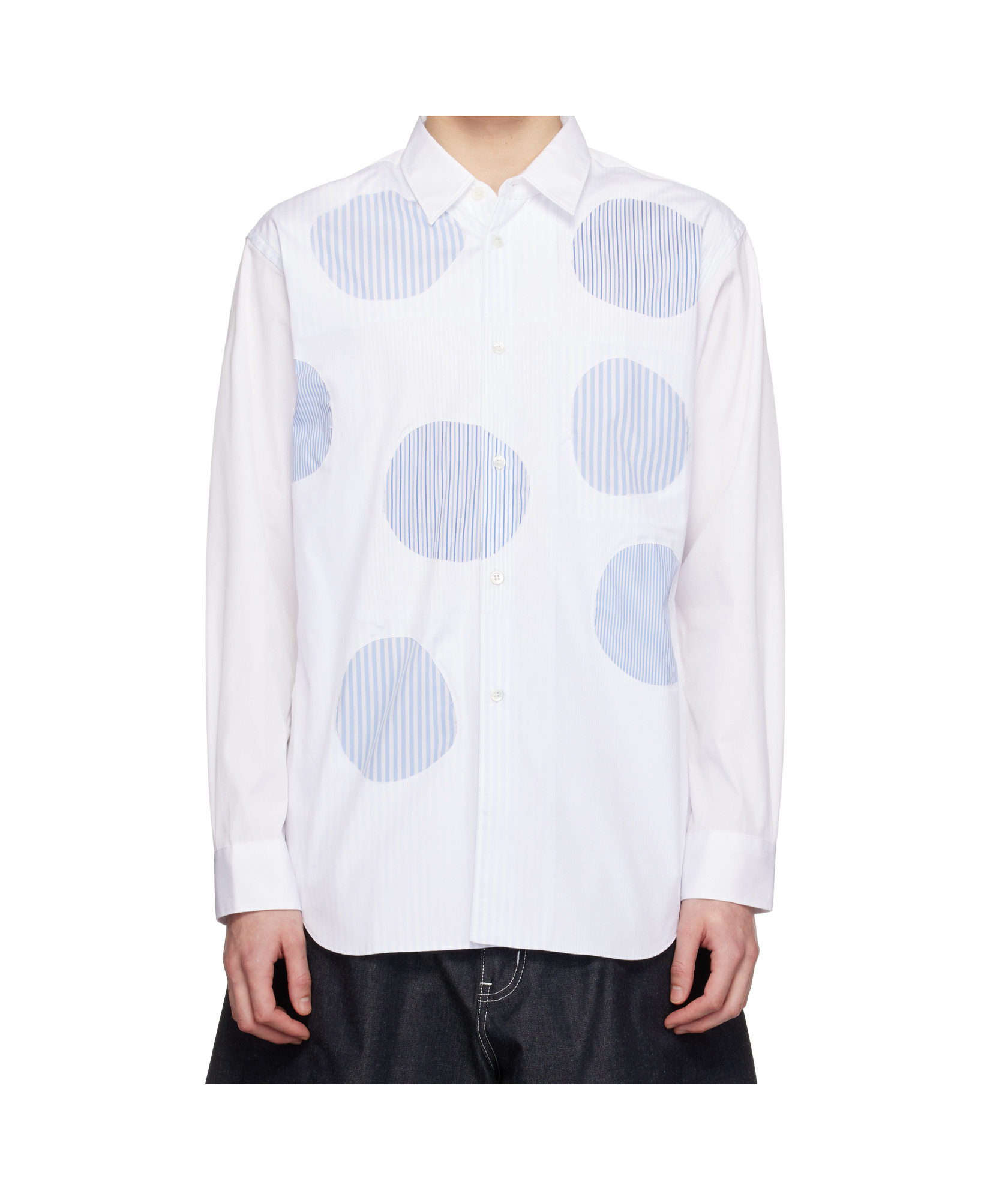 Comme Des Garçons Plain Stripe Shirt