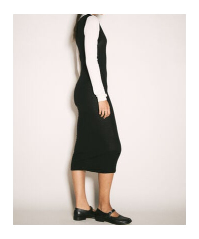 Marni Multi-layered Dress With Crinkled Hem In Black