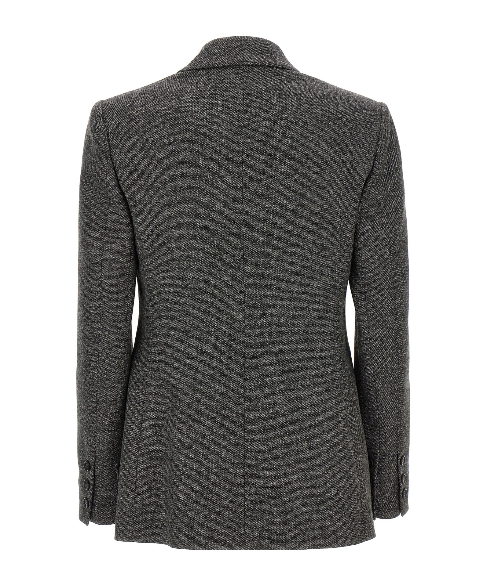 Pinko Grey Ruota Blazer In Black