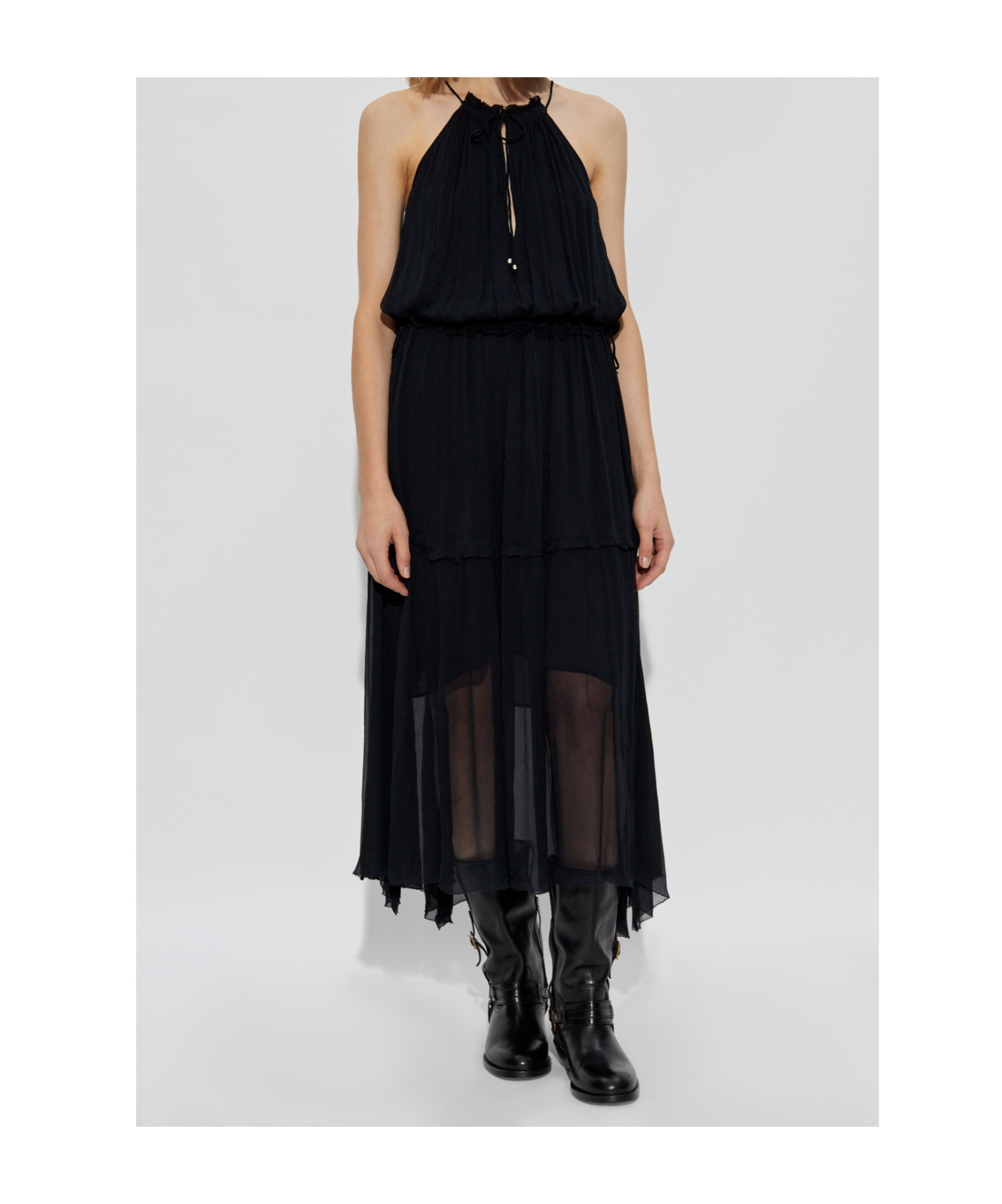 Shop Isabel Marant Étoile Alita Maxi Dress In Black