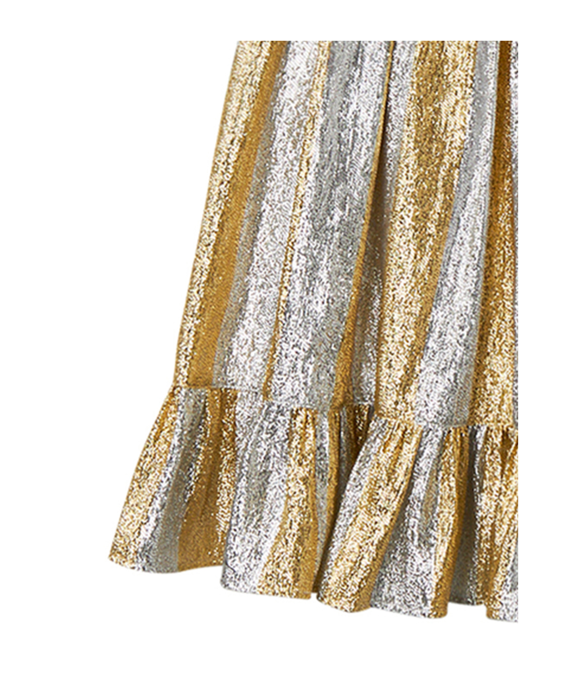 Stella Mccartney Short-sleeved Dress In Gold