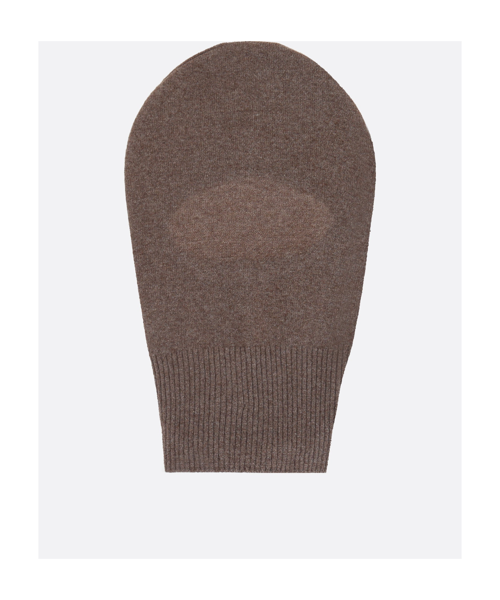 Moncler X Rick Owens Wool And Cashmere Balaclava In Brown