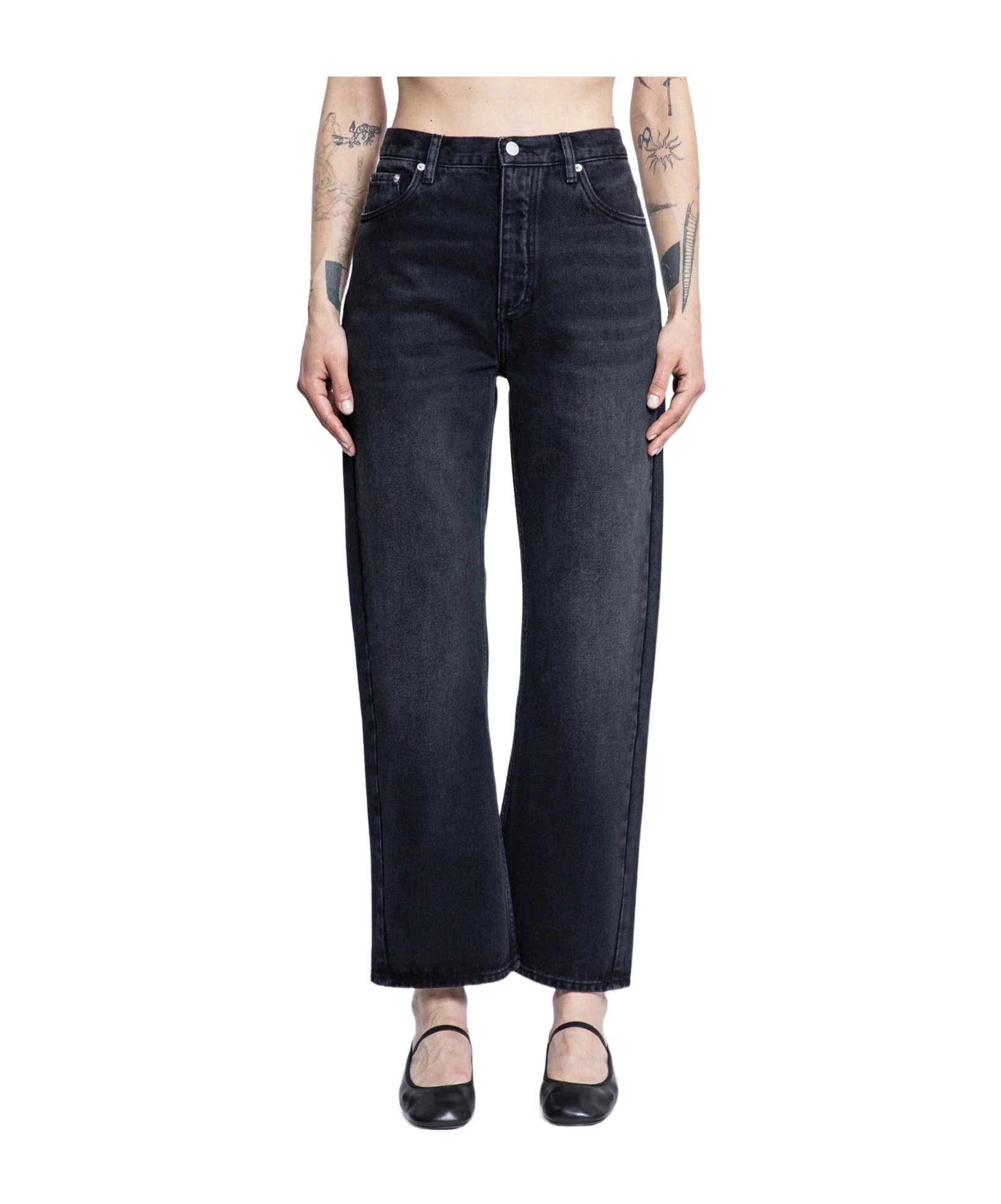 Studio Nicholson Denjo Five-pocket Jeans In Blue