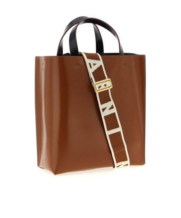 Marni Museo Small Handbag In Neutral