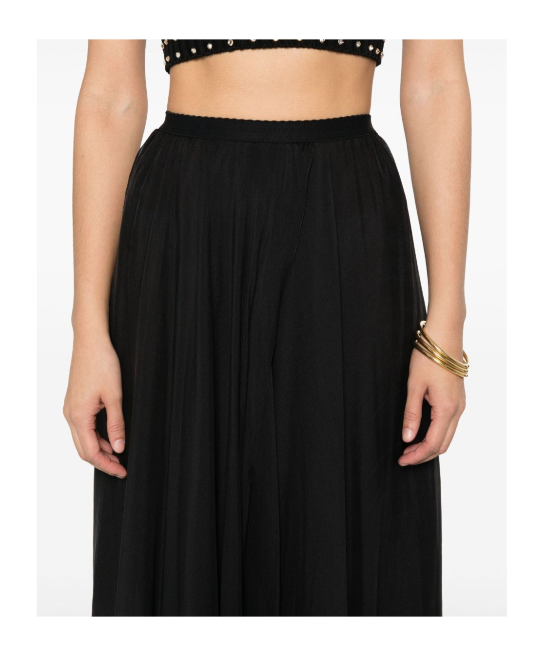FORTE FORTE PLEATS LONG SKIRT 