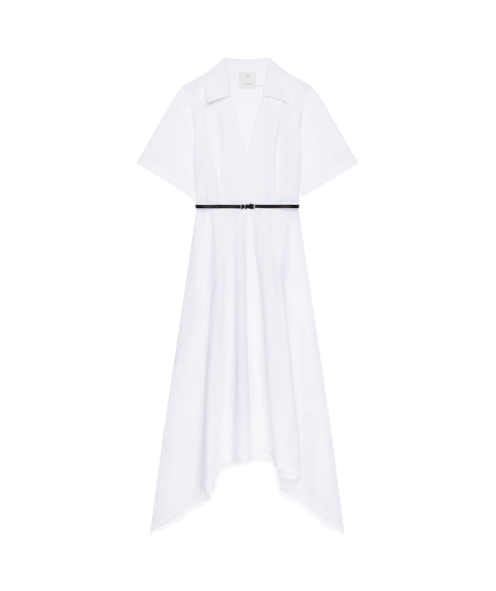 Givenchy Voyou Short-sleeved Dress In White