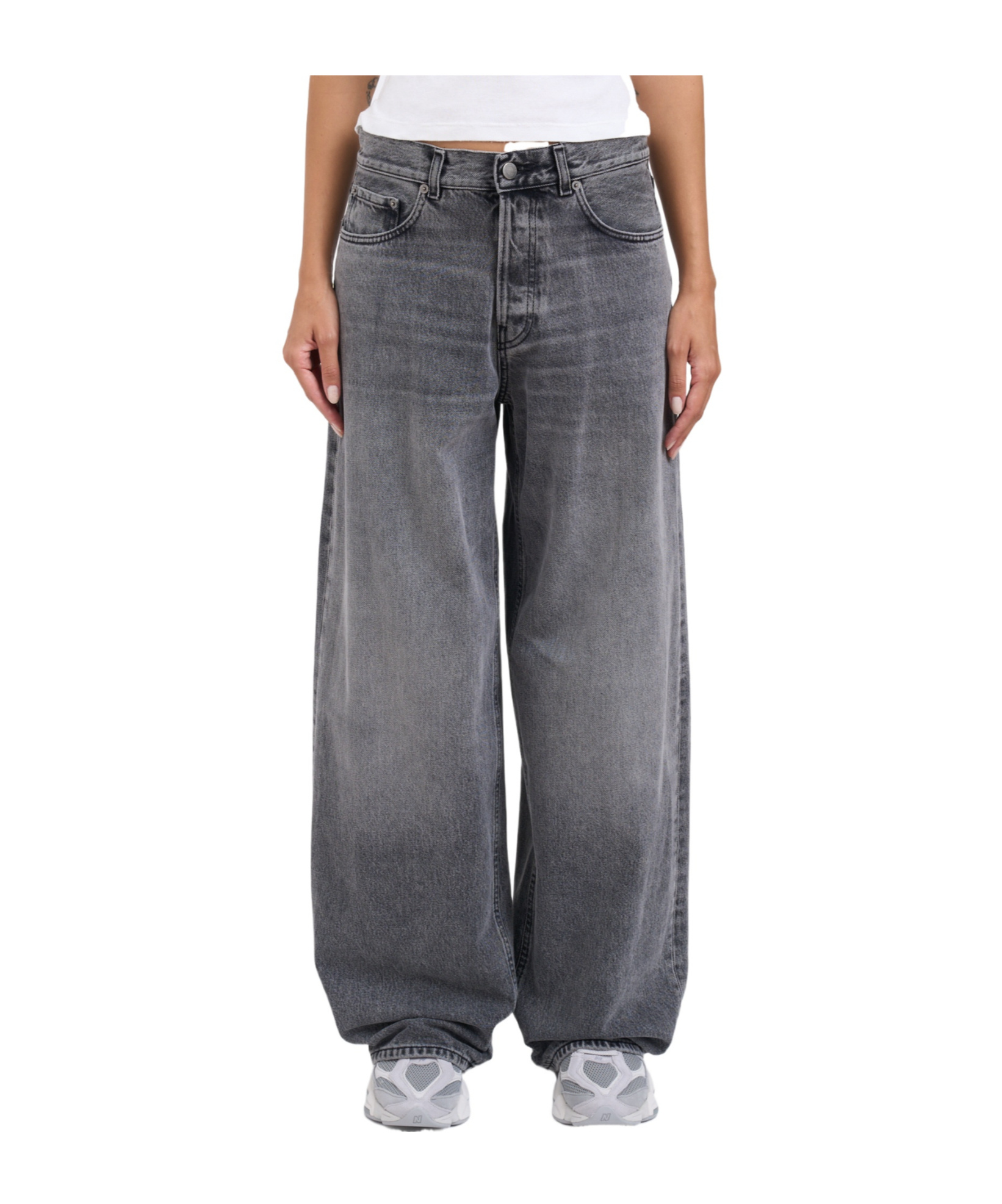 Haikure Wide-leg Jeans In Animal Print