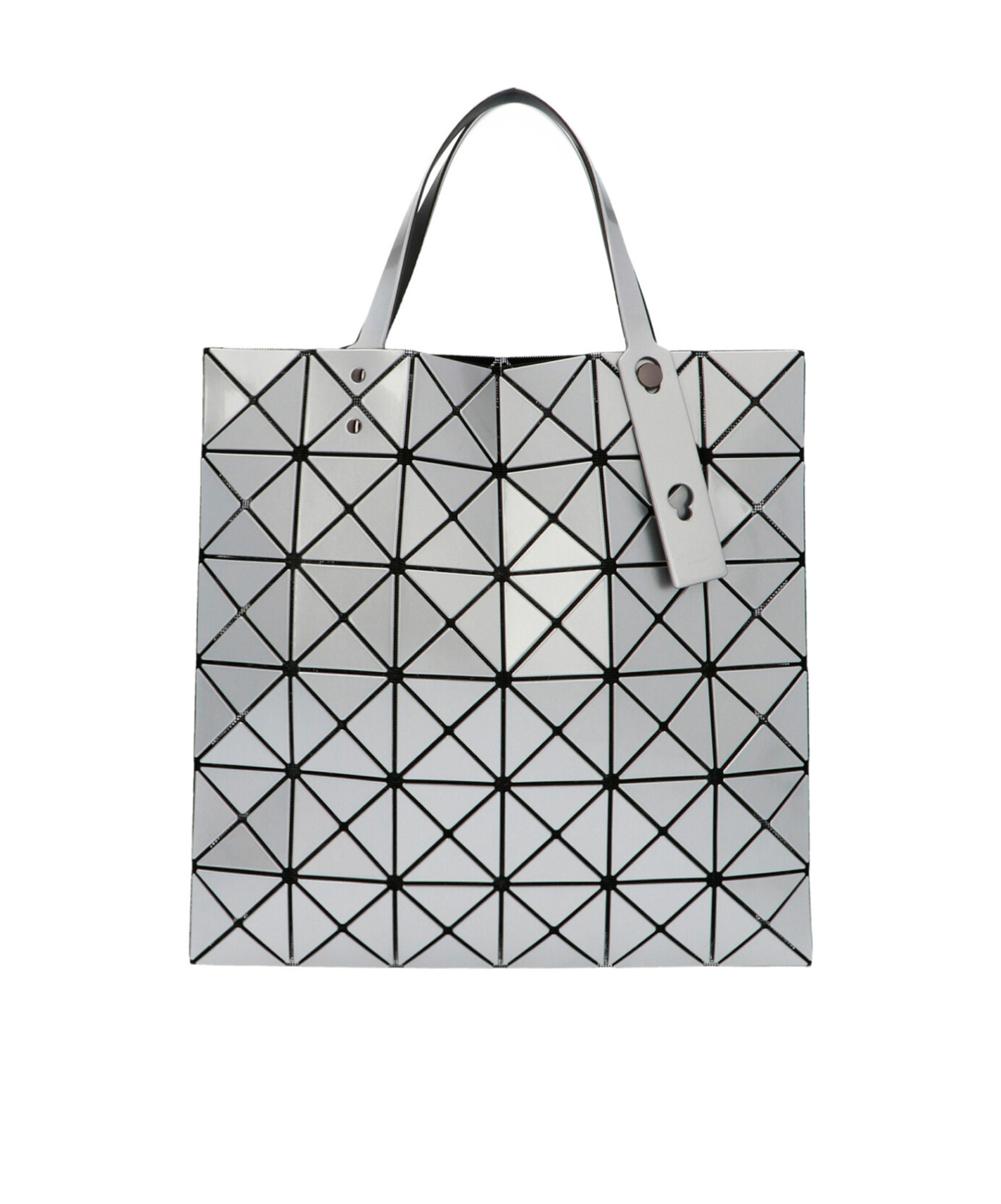Bao Bao Issey Miyake Lucent Geometric-pattern Tote Bag In Silver