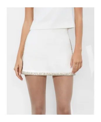 Alice And Olivia A-line Skirt In White