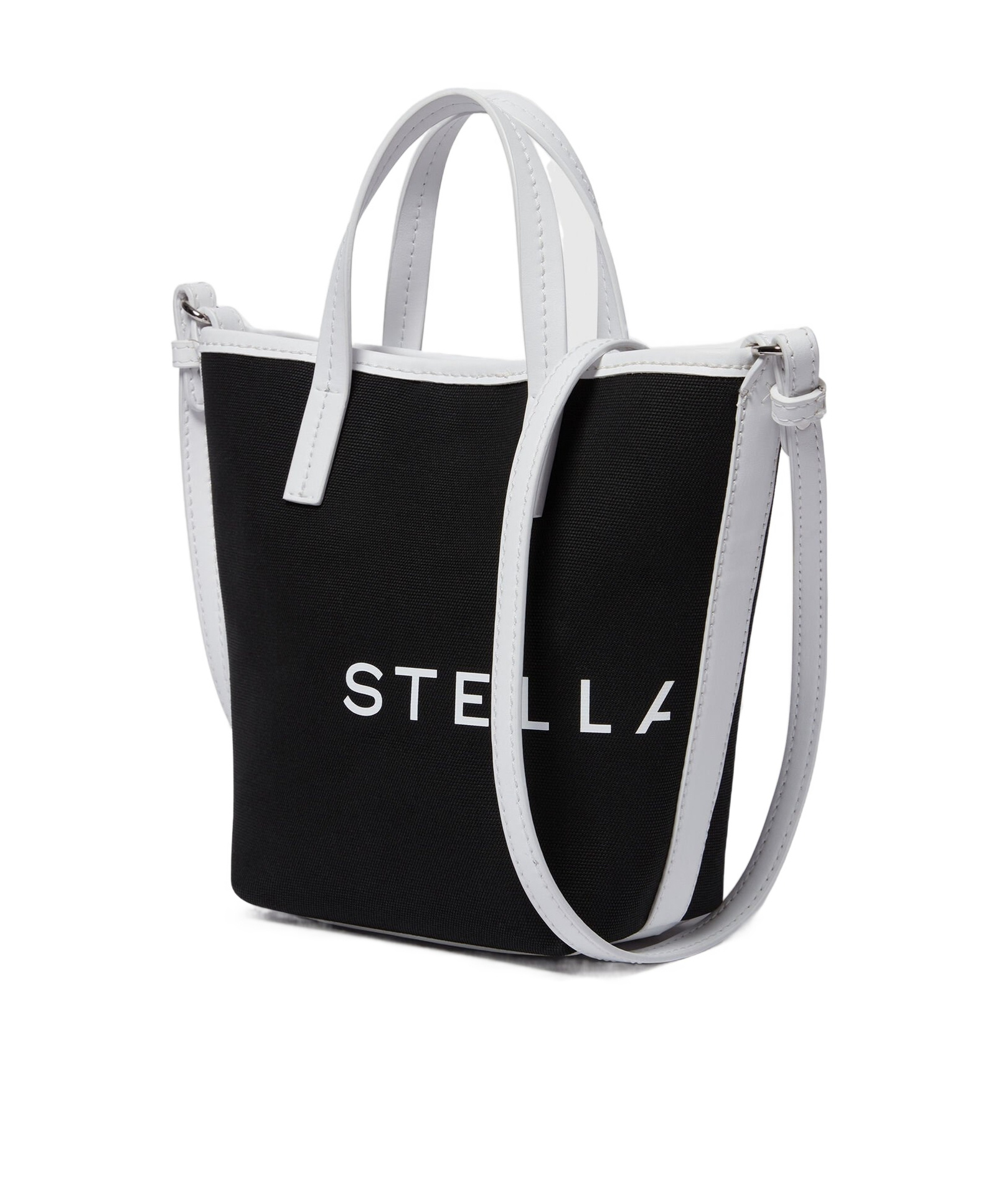 Stella Mccartney Bananatex Cross-body Handbag In Black