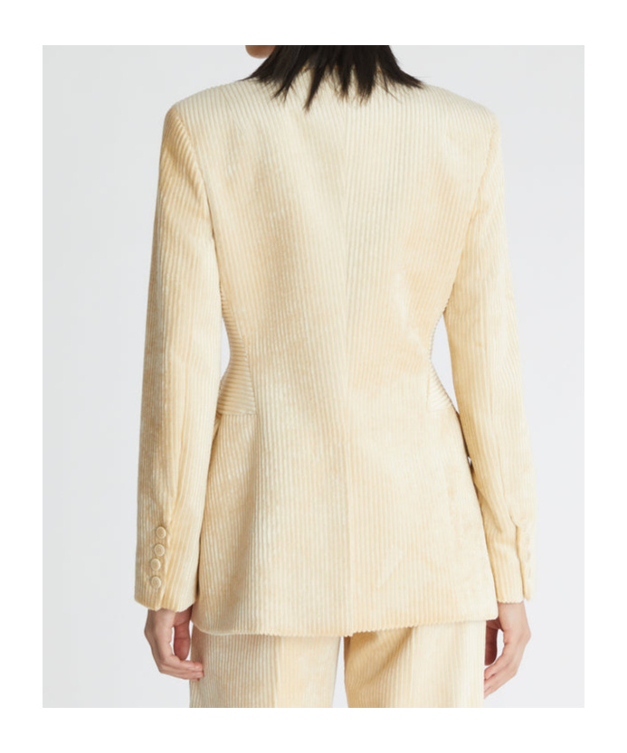 Ermanno Scervino Long-sleeved Suit Jacket In Nude