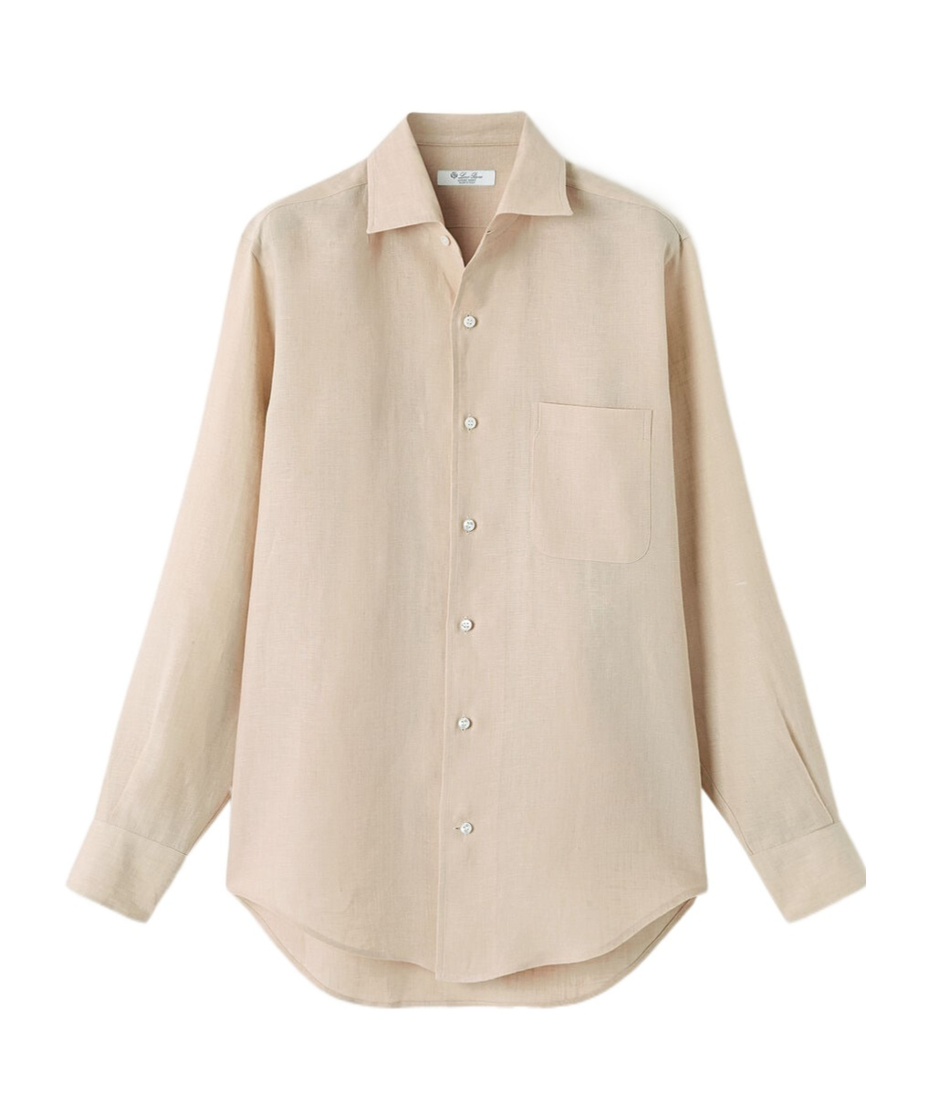 Loro Piana Long-sleeved Shirt In Pink