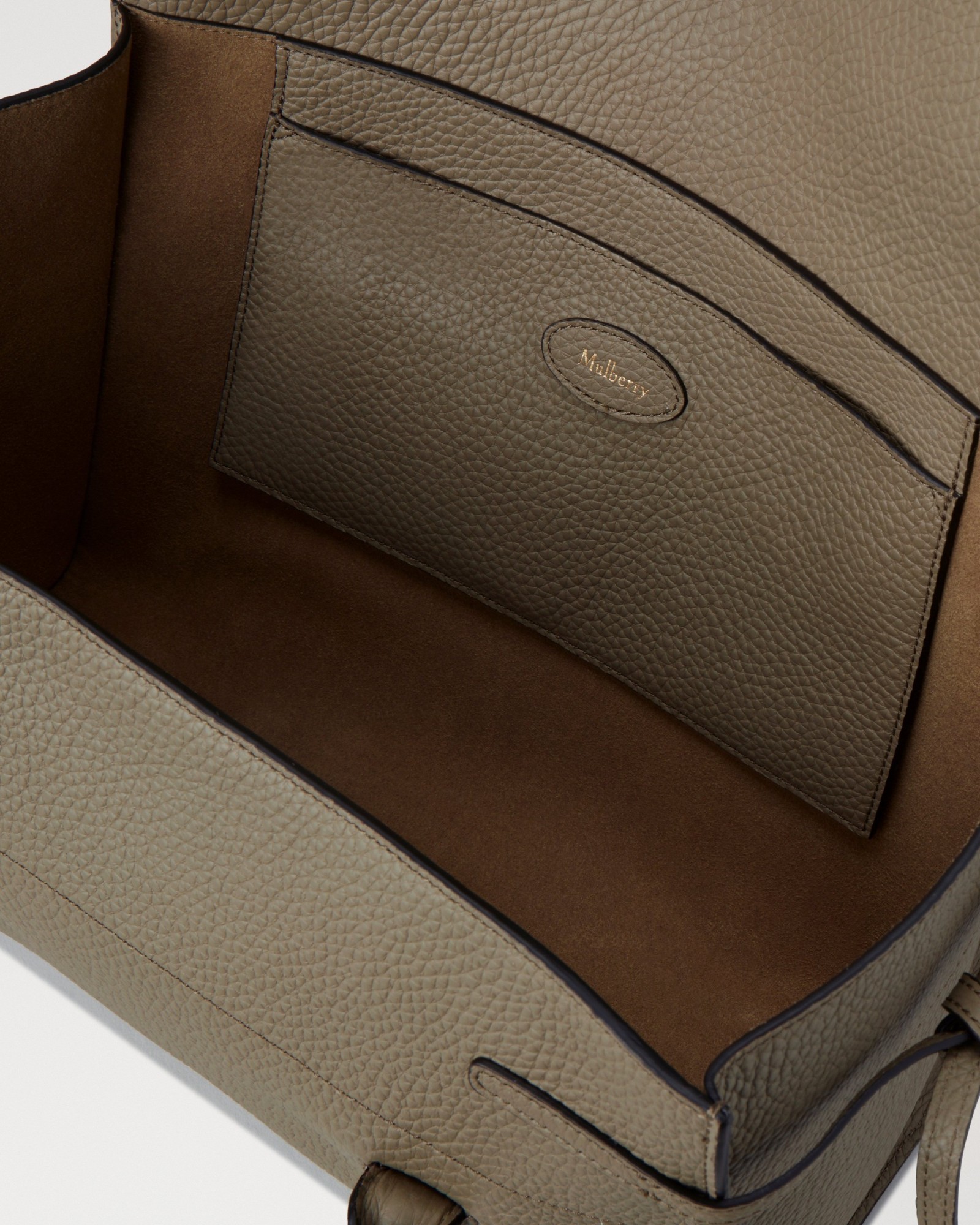 Mulberry Small Soft Bayswater Leather Satchel In Brown