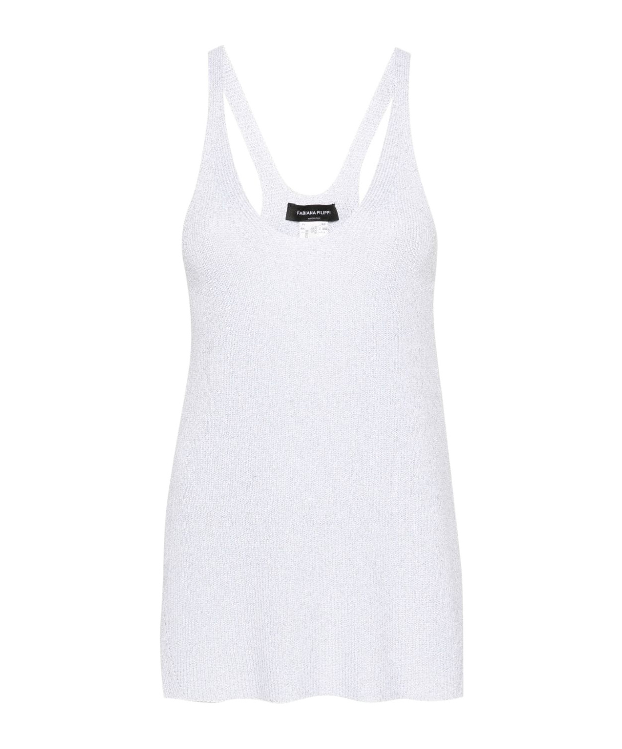 Fabiana Filippi Sleeveless Vest In White