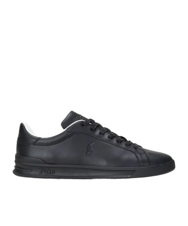 Polo Ralph Lauren Laced Sneakers In Black