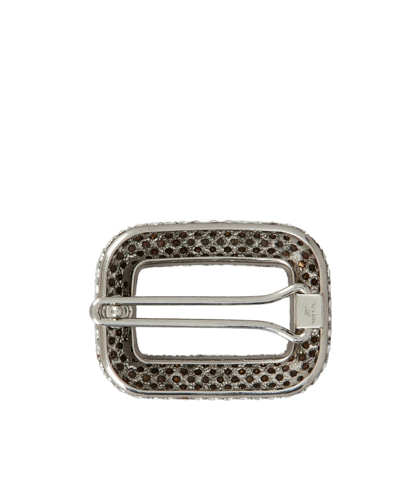 Shop Roger Vivier Viv' Choc Embellished Hair Clip In Gray