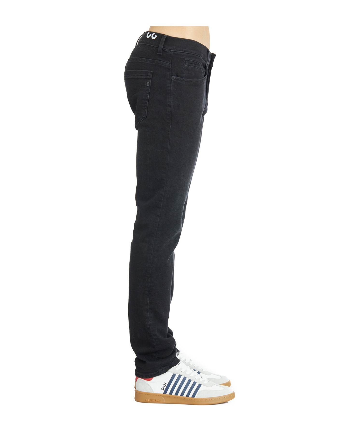 Dondup Denim Trousers With Belt Loops