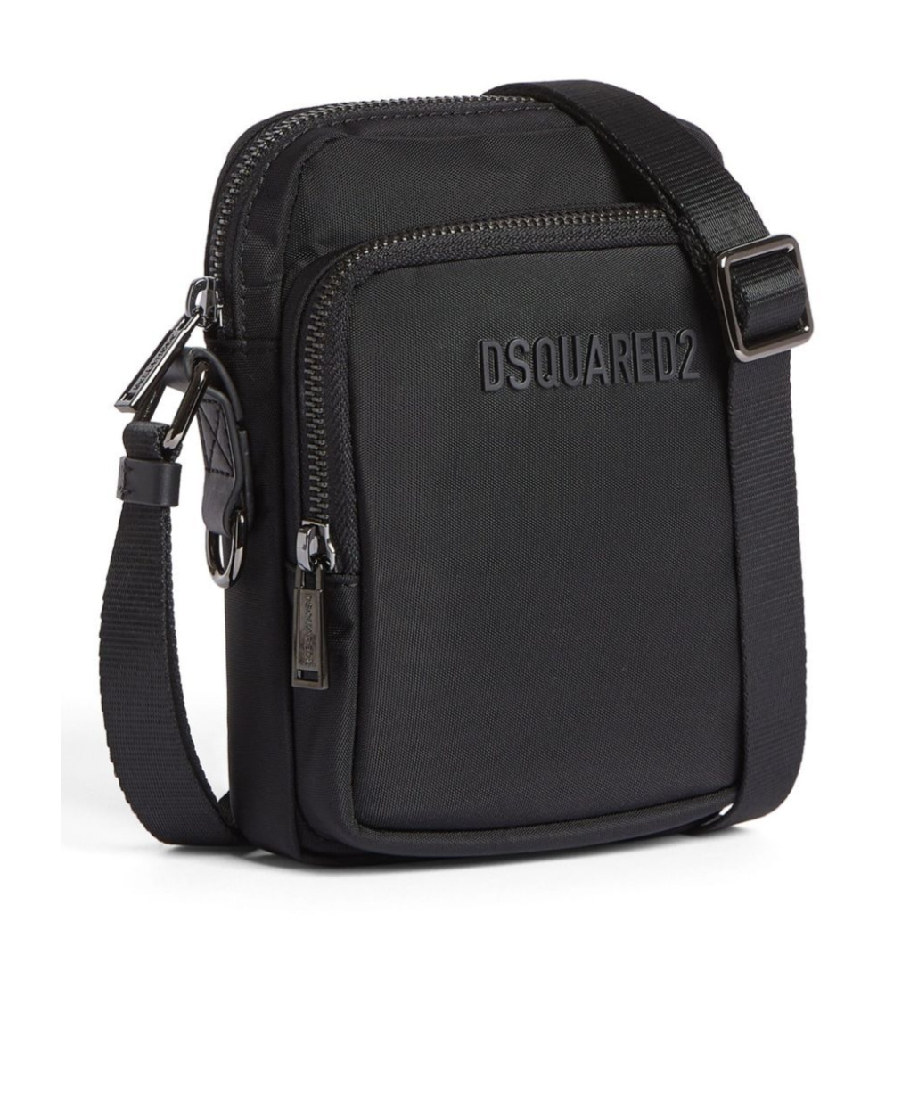 Dsquared2 Logo Shoulder Bag In Black