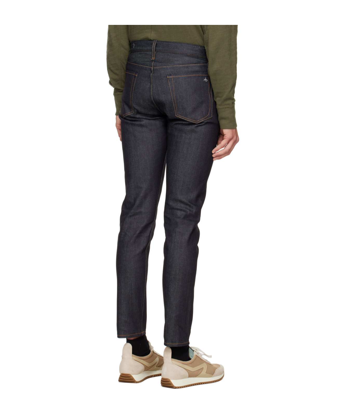 Rag & Bone Fit 2 Belt-loop Jeans In Black