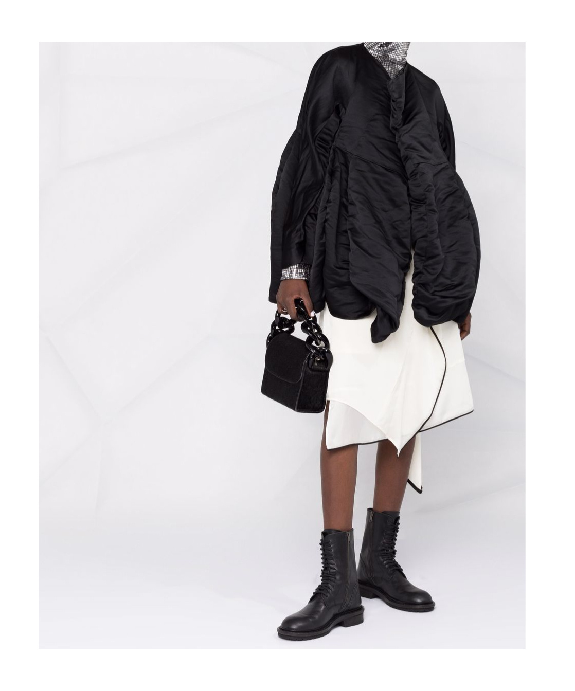 Comme Des Garçons Long Sleeve Casual Jacket In Black