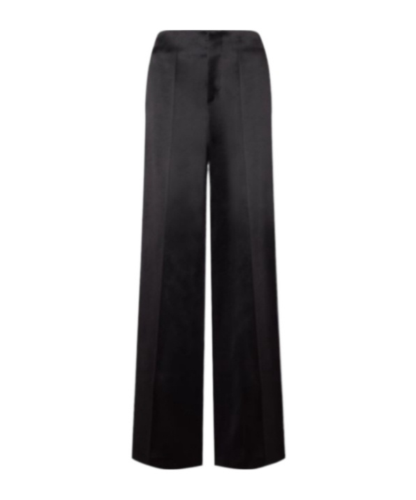 Philosophy Di Lorenzo Serafini Satin Wide-leg Pants In Black