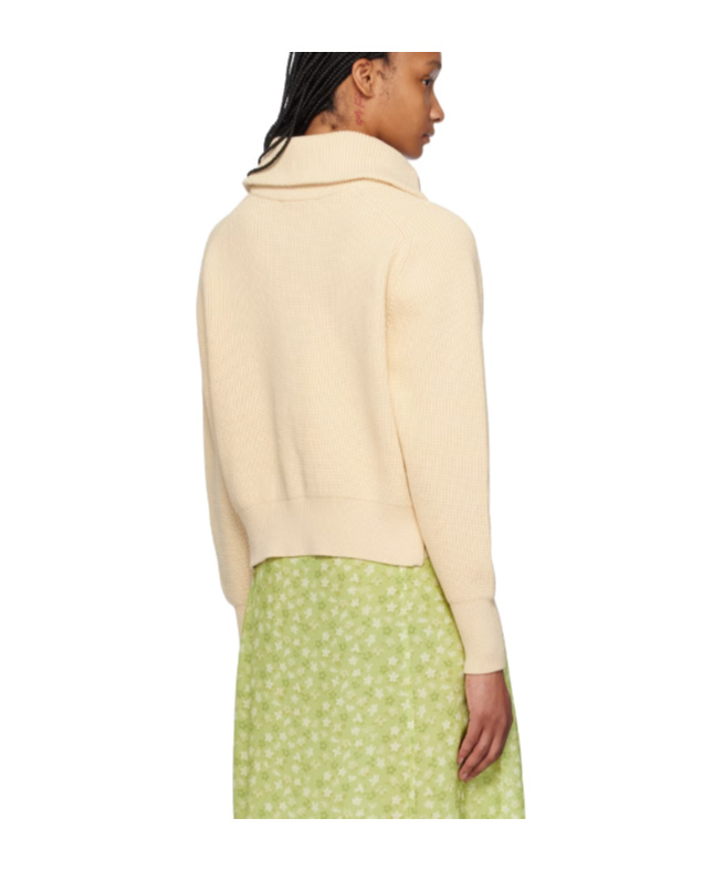 MAISON KITSUNÉ LOGO RIBBED SWEATER 