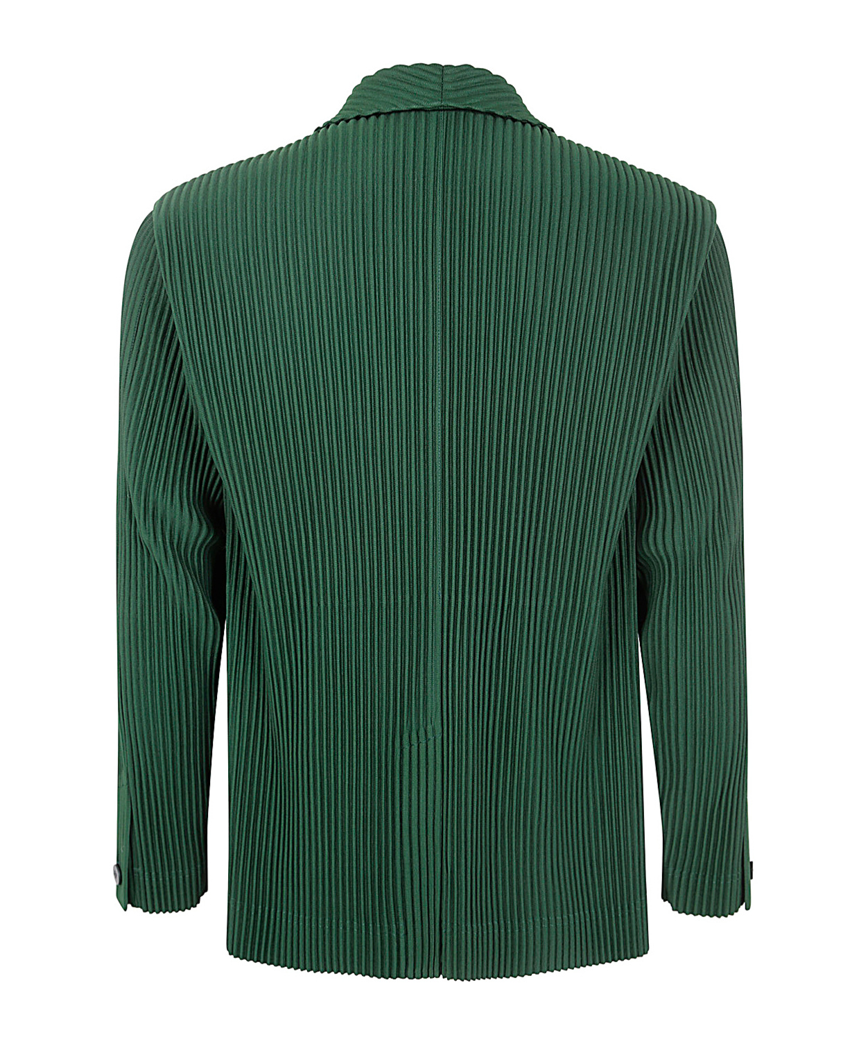Shop Issey Miyake Tailored Pleats 1 Blazer In Green