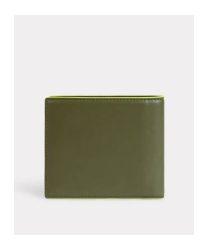 KENZO 'KENZO EMBOSS' FOLD WALLTER IN LEATHER